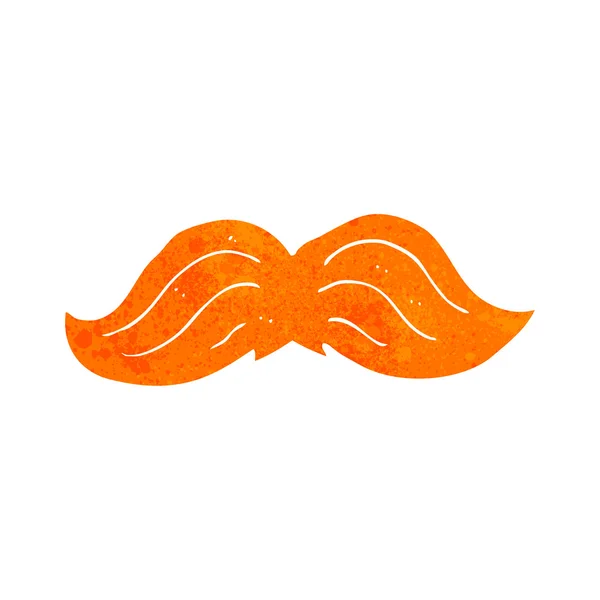 Moustache de gingembre dessin animé — Image vectorielle