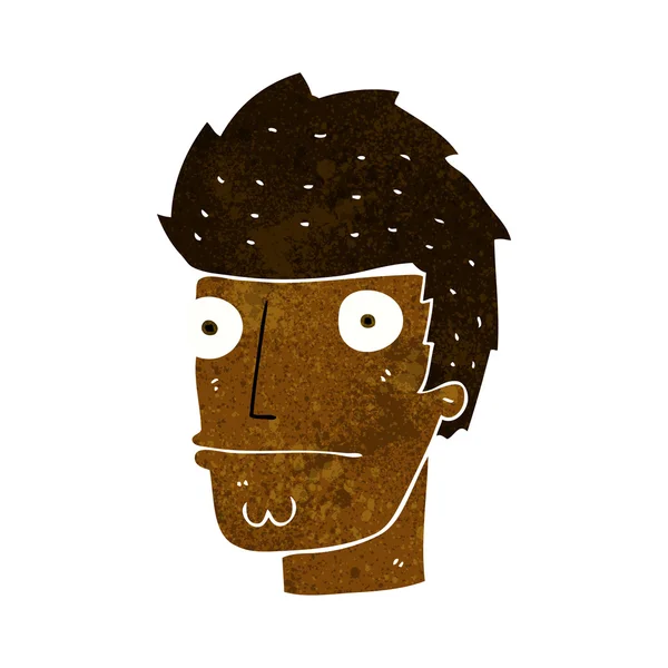 Cartoon nervous man — Stock Vector