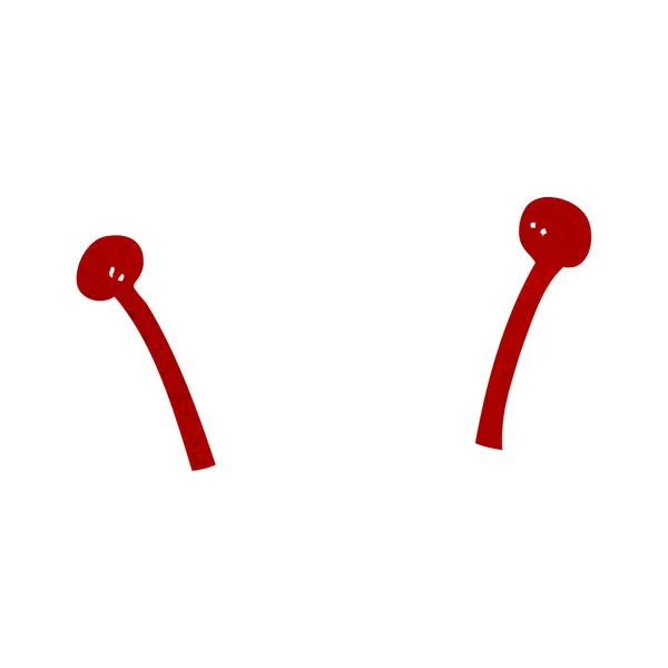 Antenas alienígenas desenhos animados — Vetor de Stock