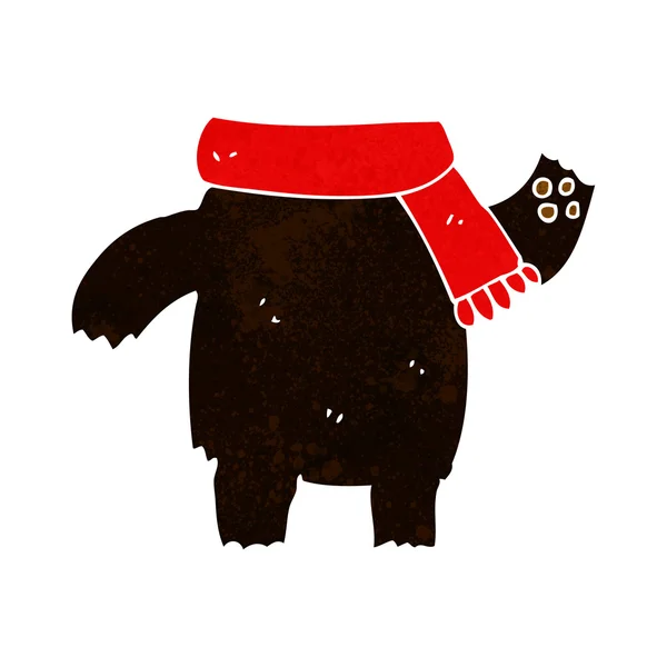 Cuerpo de oso de peluche de dibujos animados (mezclar y combinar o añadir fotos propias ) — Vector de stock