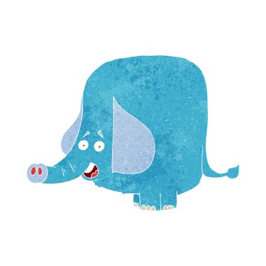 karikatür komik fil