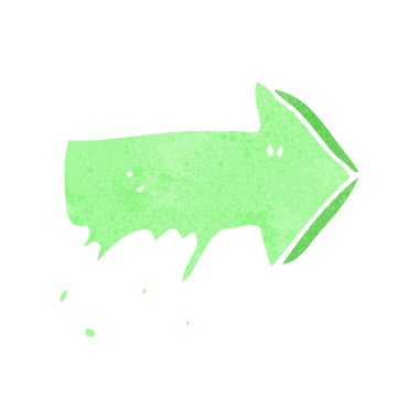 çizgi film sümüksü ok sembolü