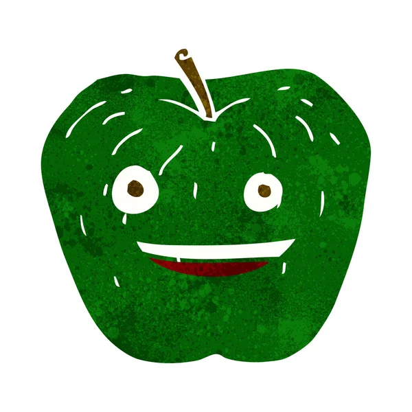 Caricature pomme — Image vectorielle