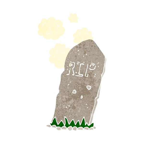 Cartoon spooky grave — Stock Vector