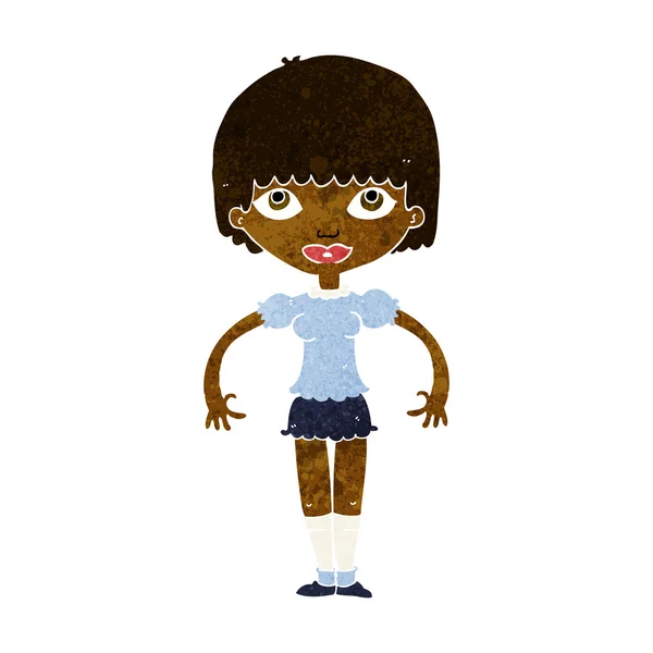 Girl cartoon — Stockvector