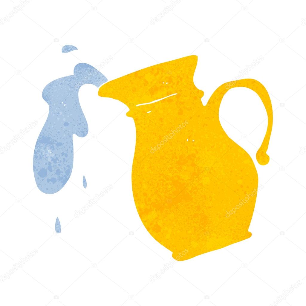 cartoon water jug