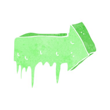 çizgi film sümüksü işaret oku