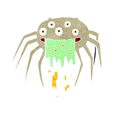 çizgi film iğrenç cadılar bayramı örümceği