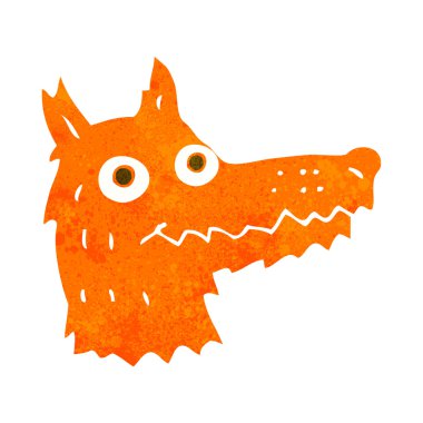 çizgi film tilki kafası