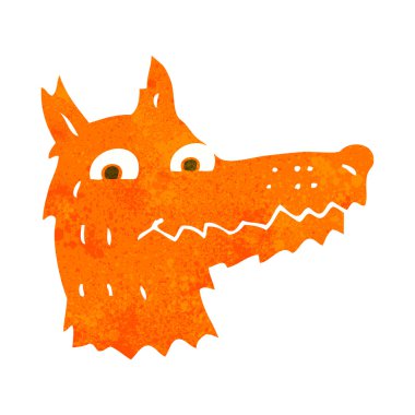 çizgi film tilki kafası