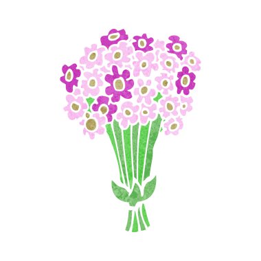 karikatür çiçekler