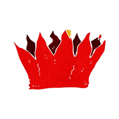 karikatür kağıt taç