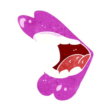 Cadılar Bayramı ağzı cartoon