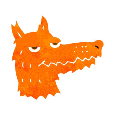 çizgi film tilki kafası