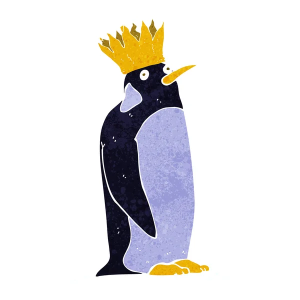 Cartoon emperor penguin — Stock Vector