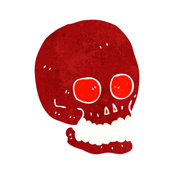 Calavera de dibujos animados — Vector de stock