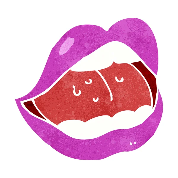 Στόμα καρτούν ροζ — Διανυσματικό Αρχείο
