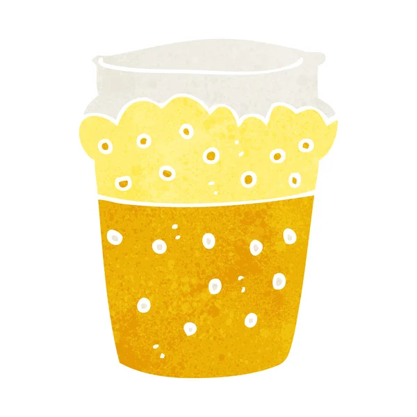 Desen animat pahar de bere — Vector de stoc