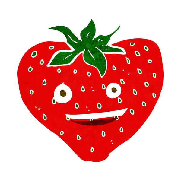 Caricature fraise — Image vectorielle