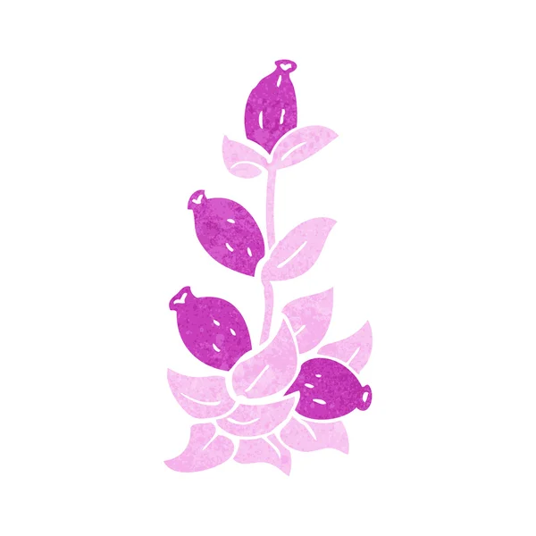 Flores de dibujos animados — Vector de stock