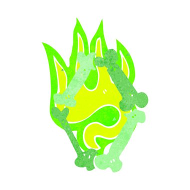 çizgi film cadılar bayramı kemik numarası