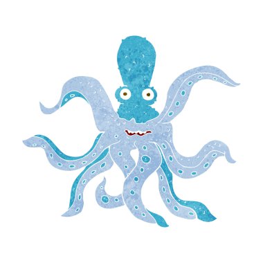 karikatür dev ahtapot