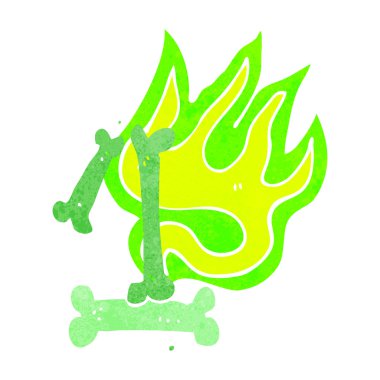 çizgi film cadılar bayramı kemik numarası