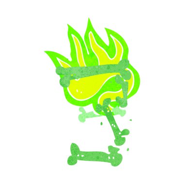 çizgi film cadılar bayramı kemik numarası