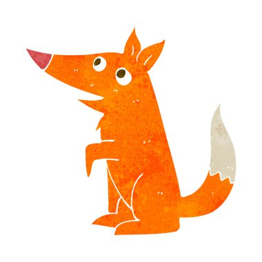 karikatür tilki yavrusu