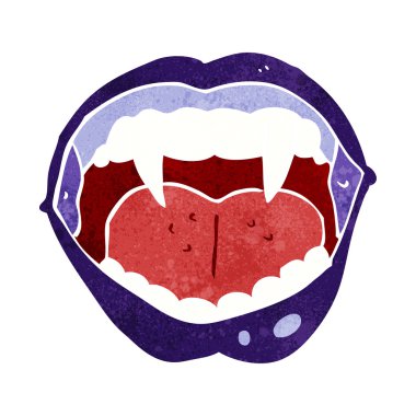 çizgi film vampire ağız