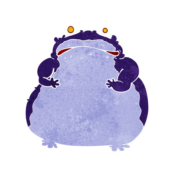 Dessin animé grosse grenouille — Image vectorielle