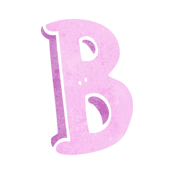 Cartoon letter b — Stockvector