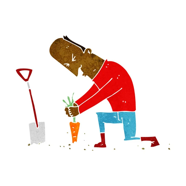 Cartoon gardener — Stock Vector