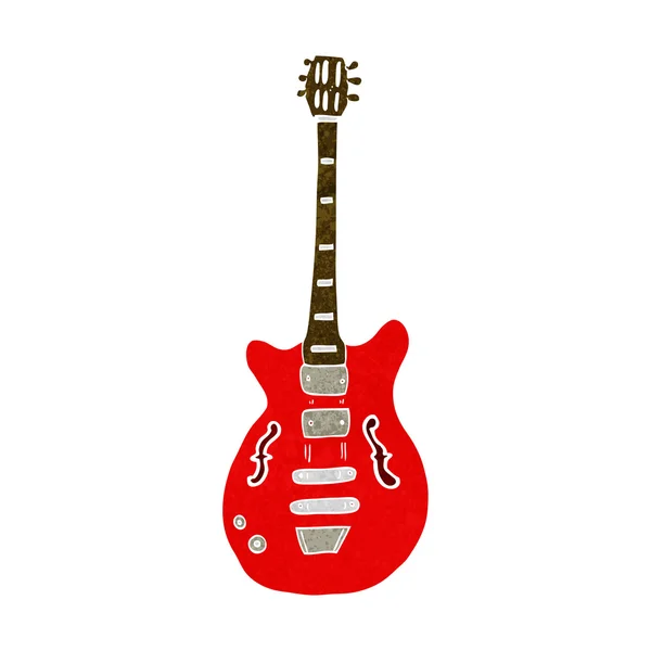 Cartoon guitare électrique — Image vectorielle