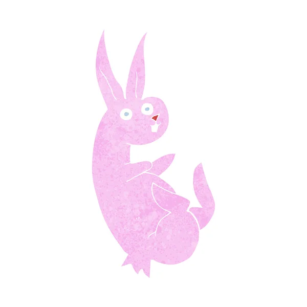 Cue cartoon rabbit — Stock Vector