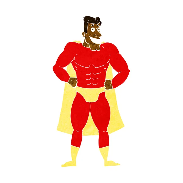 Cartoon superhero — Stock Vector