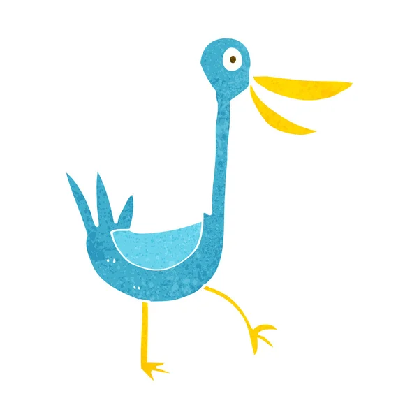 Funny cartoon duck — Stock Vector