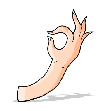 çizgi film el simgesi