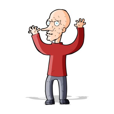 kötü bir adam çizgi film