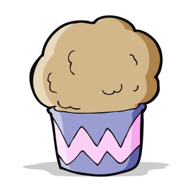 karikatür cupcake