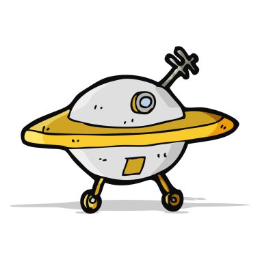 karikatür uçan daire