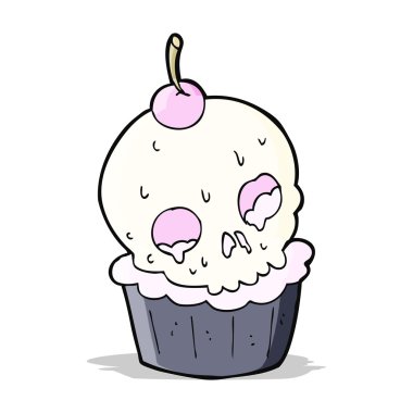 Cadılar Bayramı kek cartoon