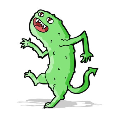 çizgi film canavarı