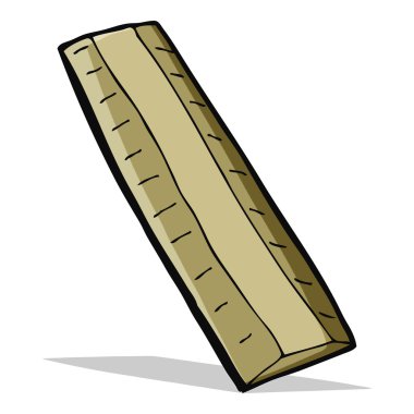 karikatür ahşap cetvel