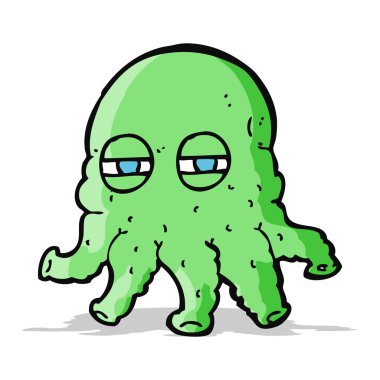 çizgi film uzaylı yüzü