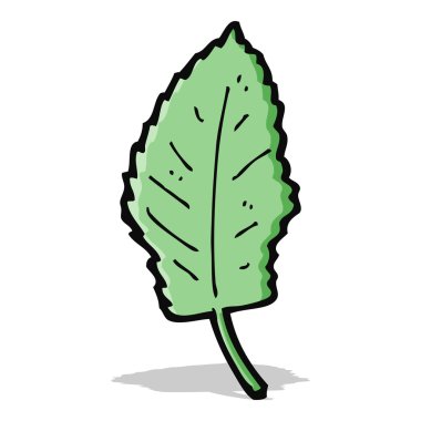 karikatür yaprak sembol