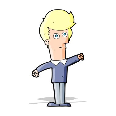 karikatür adam delme