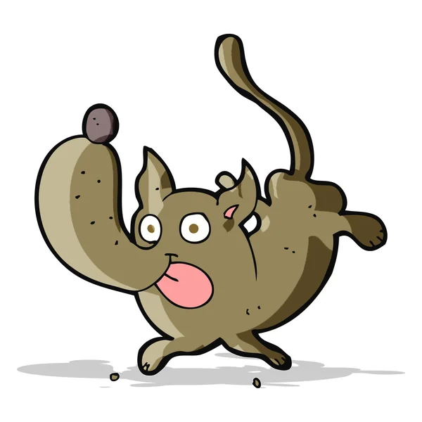 Cartoon grappige hond — Stockvector