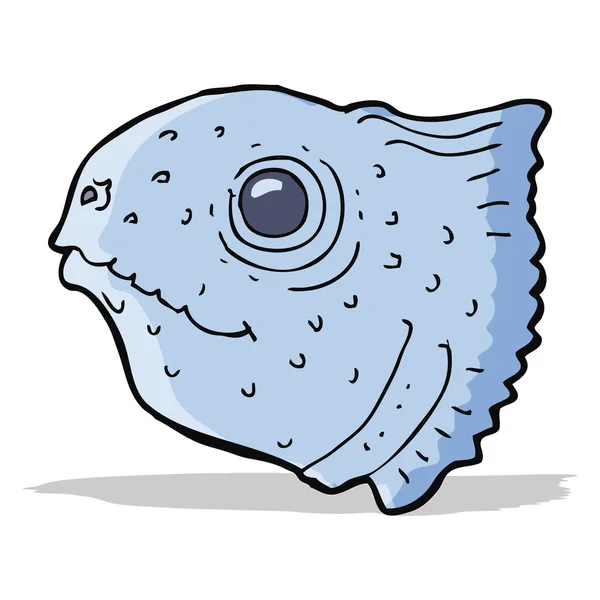 Głowa kreskówka ryb — Wektor stockowy