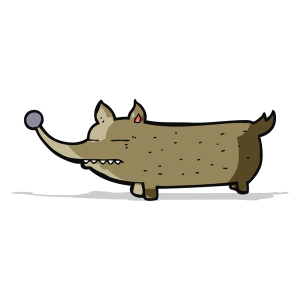 Cartoon funny little dog — Stock Vector